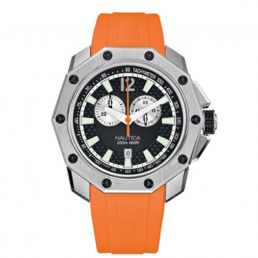 Nautica bracelet de montre A37519 Caoutchouc Orange