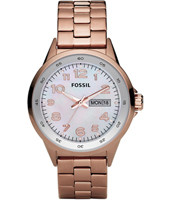 Bracelet de montre Fossil AM4334 Acier inoxydable Rosé 18mm