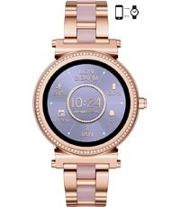 Bracelet de montre Michael Kors AMKT5041 Acier inoxydable Rosé 18mm