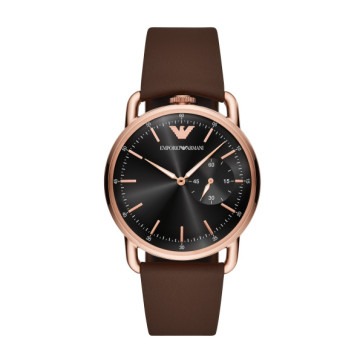 Bracelet de montre Armani AR11337 Cuir Brun 22mm
