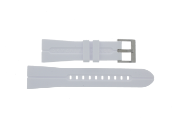 Bracelet de montre Armani AX1729 Caoutchouc Blanc 22mm