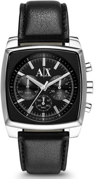 Bracelet de montre AX2250 Cuir Noir 24mm