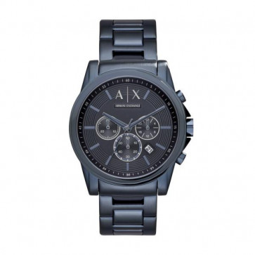 Bracelet de montre AX2512 Acier Bleu 22mm