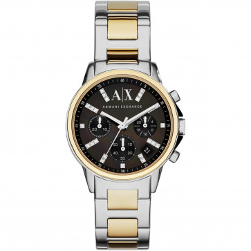 Bracelet de montre Armani Exchange AX4329 Acier Bicolore 18mm