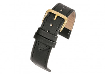 Bracelet de montre Universel 100SZW-14MM Cuir Noir 14mm