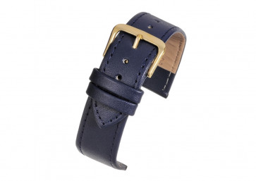 Bracelet de montre Universel X103SBL Cuir Bleu 20mm