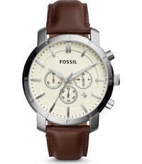 Bracelet de montre Fossil BQ1280 Cuir Brun 22mm