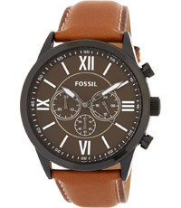 Bracelet de montre Fossil BQ2042 Cuir Brun 26mm