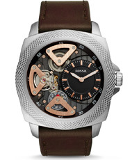 Bracelet de montre Fossil BQ2206 Cuir Brun 24mm