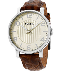 Bracelet de montre Fossil BQ2249 Cuir Brun 20mm