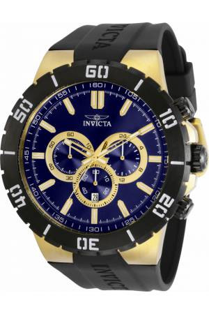 Bracelet de montre Invicta 30728.01 Caoutchouc Noir