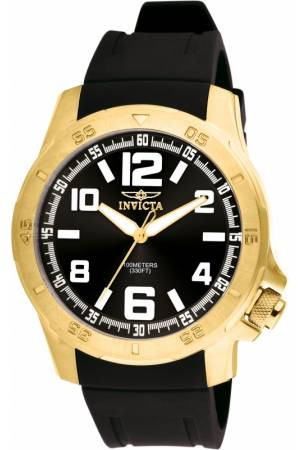 Bracelet de montre Invicta 1905.01 Caoutchouc Noir