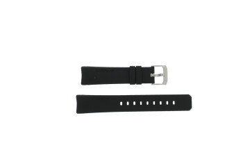 Bracelet de montre Tag Heuer WK111A/0 / BT0702 Caoutchouc Noir 20mm