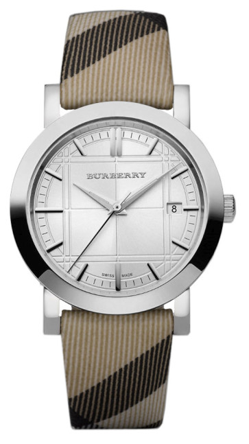 Bracelet de montre Burberry BU1390 Cuir/Plastique Bicolore