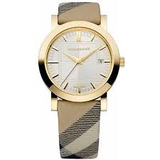 Bracelet de montre Burberry BU1398 Cuir Multicolore