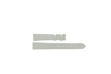 Bracelet de montre Burberry BU1797 Cuir Blanc 16mm