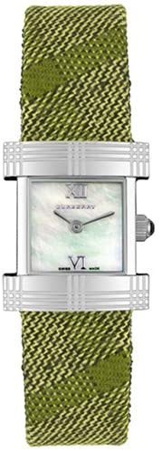 Bracelet de montre Burberry BU4516 Plastique Vert