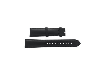Bracelet de montre Burberry BU9008 / BU1772 / BU9022 / BU9009 Cuir Noir 20mm