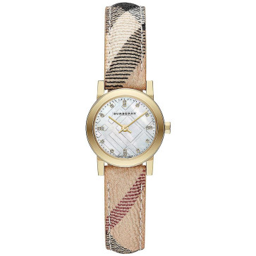 Bracelet de montre Burberry BU9226 Cuir Bicolore