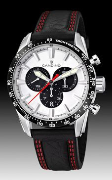 Bracelet de montre Candino C4429-4 Cuir Noir 22mm