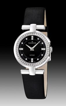 Bracelet de montre Candino C4560-2 Cuir Noir 16mm