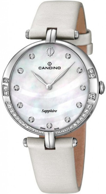 Bracelet de montre Candino C4601 Cuir Gris 4mm