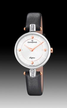 Bracelet de montre Candino C4658-2 Cuir Noir