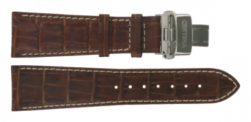 Bracelet de montre Certina C600011090 / C001517A / C00.1.517.16.057.01 Cuir Brun 23mm