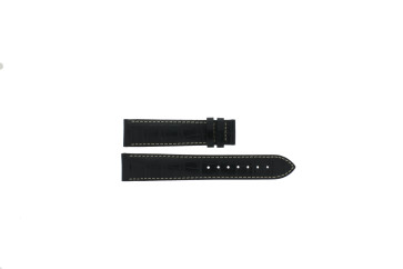 Bracelet de montre Certina C610007730 / C536.7029.42.65 Cuir Noir 20mm