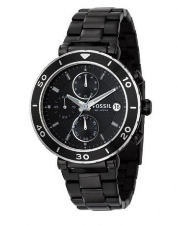 Bracelet de montre Fossil CH2579 Acier inoxydable Noir 20mm