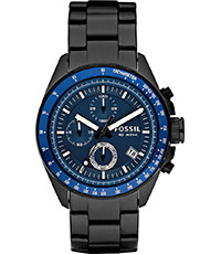 Bracelet de montre Fossil CH2692 Acier inoxydable Noir 22mm