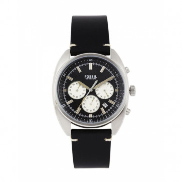 Bracelet de montre Fossil CH3043 Cuir Noir 22mm