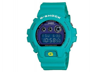 Casio bracelet de montre 10392631 G-Shock Plastique Turquoise 16mm 