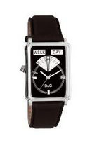 Bracelet de montre Dolce & Gabbana DW0122 Cuir Noir 23mm