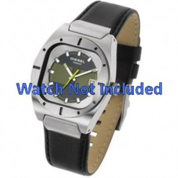 Bracelet de montre Diesel DZ4112 / DZ4113 Cuir Noir 20mm