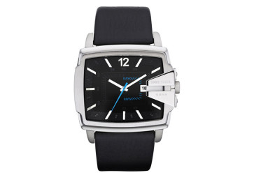 Bracelet de montre Diesel DZ1495 Cuir Noir 28mm