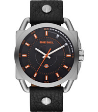 Bracelet de montre Diesel DZ1578 Cuir Noir 24mm