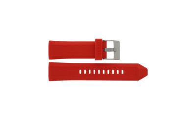 Bracelet de montre Diesel DZ1806 Silicone Rouge 24mm