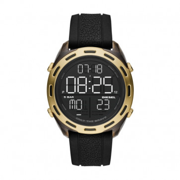 Bracelet de montre Diesel DZ1901 Silicone Noir 24mm