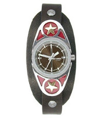 Bracelet de montre Diesel DZ5050 Cuir Noir 12mm