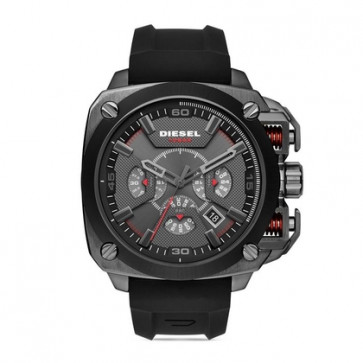 Bracelet de montre Diesel DZ7356 Silicone Noir 26mm