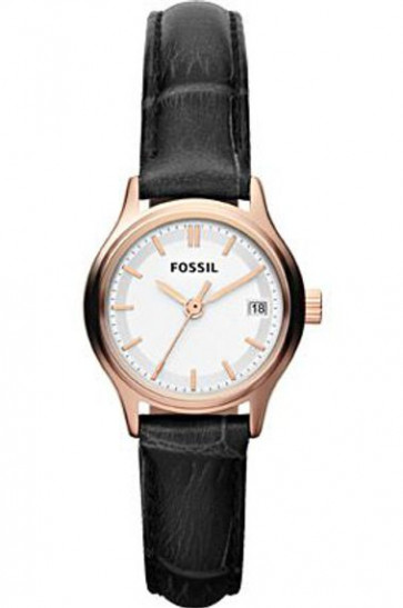 Bracelet de montre Fossil ES3169 Cuir Noir 12mm