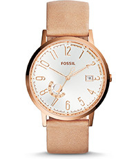 Bracelet de montre Fossil ES3751 Cuir Beige 20mm
