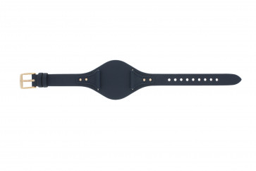 Bracelet de montre Fossil ES3838 Cuir Bleu 18mm