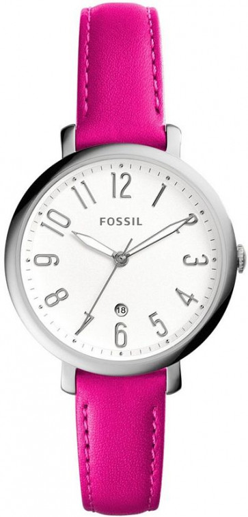 Bracelet de montre Fossil ES4089 Cuir Rose 14mm