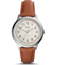 Bracelet de montre Fossil ES4129 Cuir Brun 16mm