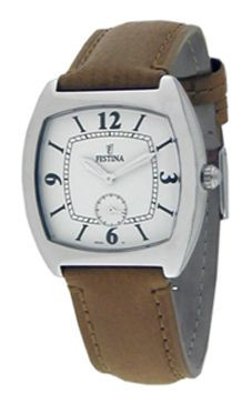 Bracelet de montre Festina F16041-5 Cuir Brun 22mm