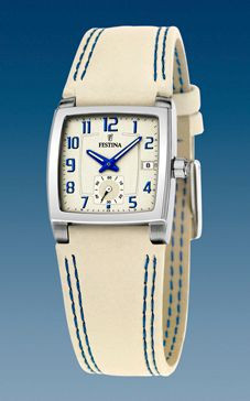 Bracelet de montre Festina F16181-E Cuir Beige