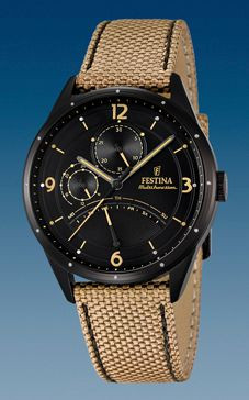 Bracelet de montre Festina F16849-1 Nylon Beige 20mm