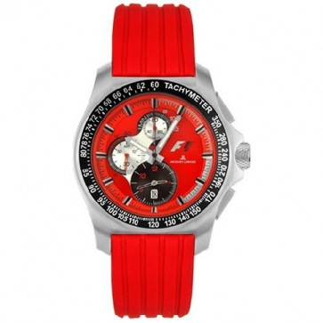 Bracelet de montre Jacques Lemans F5015E Caoutchouc Rouge 22mm